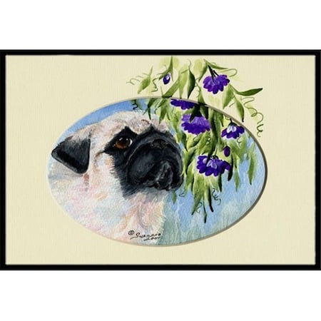 Carolines Treasures SS8064JMAT Pug Indoor Or Outdoor Doormat - 24 X 36 In.